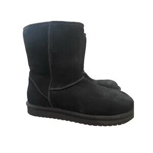 Koolaburra by UGG Black Suede Boots Women’s US 11 – Short Shearling Lined